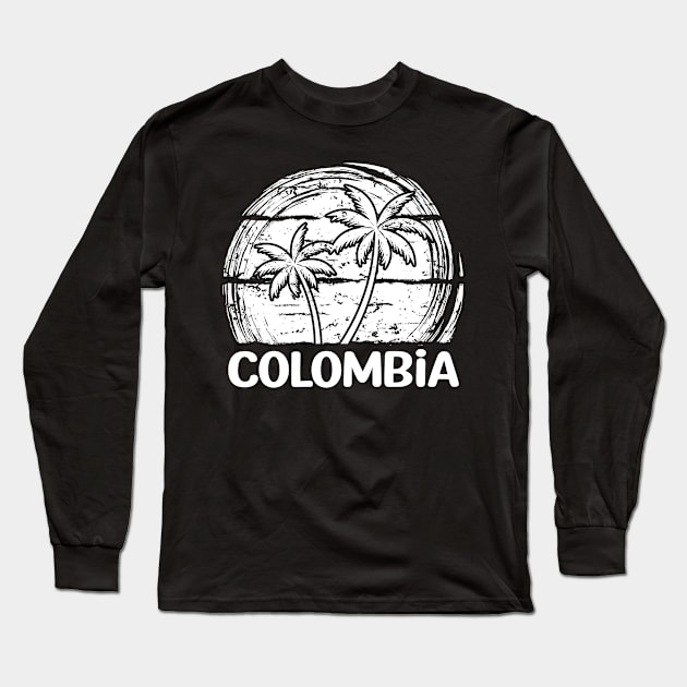 Colombia honeymoon vintage Long Sleeve T-Shirt by vintage3